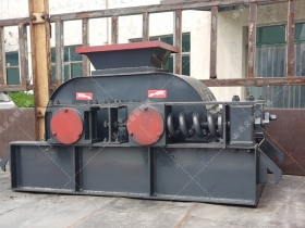 2PG400X250小型对辊正能量不良网站发往江苏苏州破碎硅铁