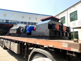 中型600x750直联双齿辊正能量不良网站发货 发往广东